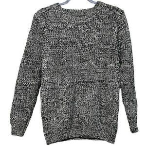 Eddie Bauer Women's Sweater Pullover Long Sleeve Crew‎ Neck Gray Size Large